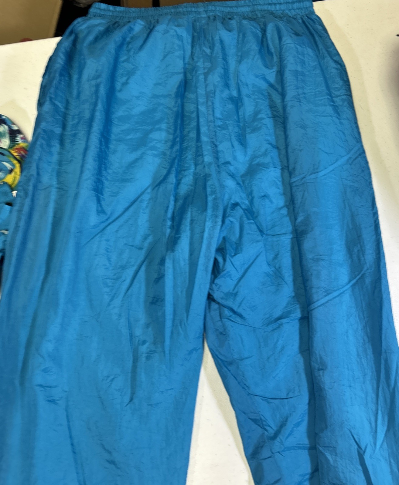 Retro Track Suit 80s 90s Women’s X LARGE Nylon Bolo Spirit Athletic COLORBLOCK