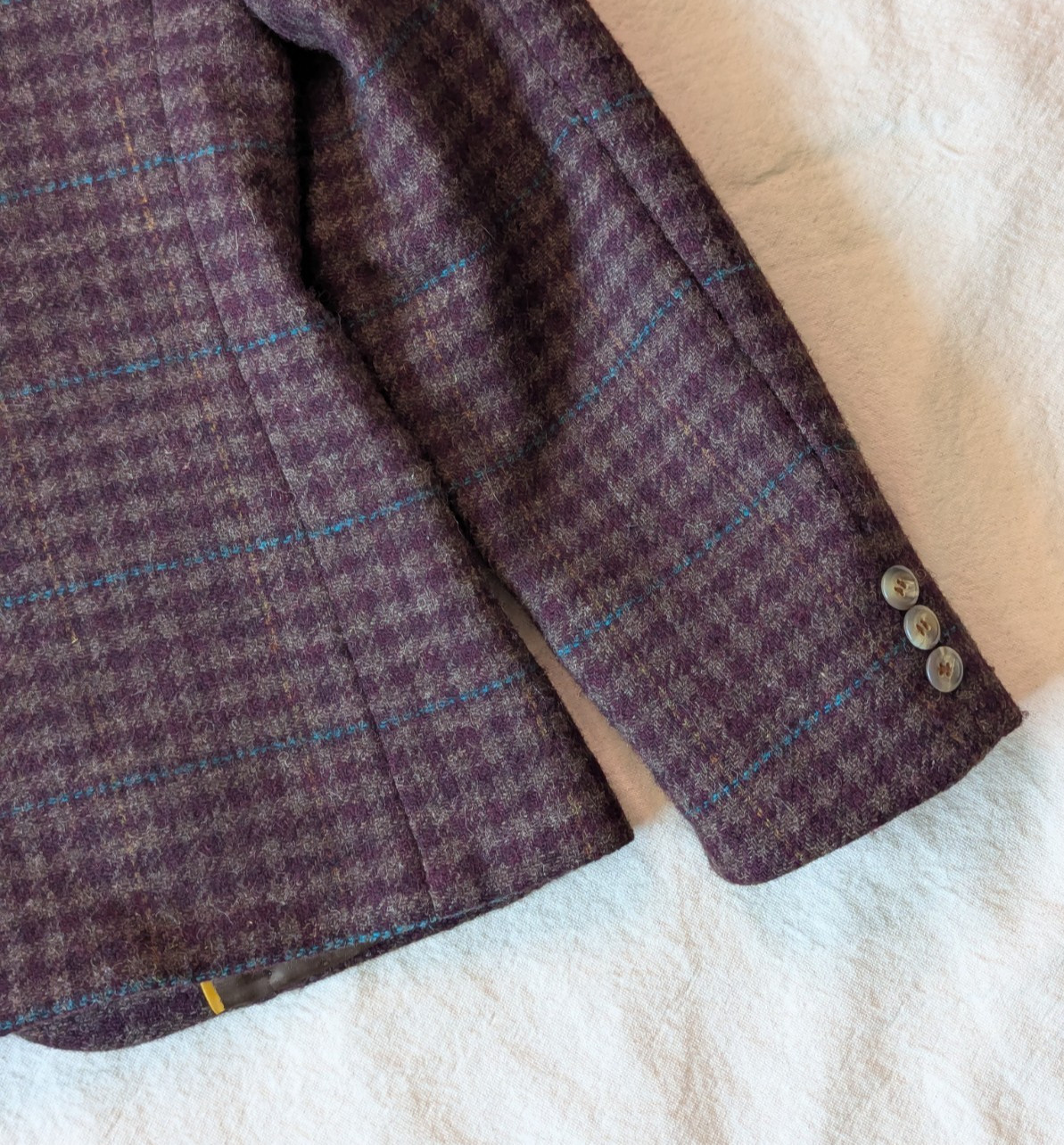 Regent Clothes Women’s VTG 70s Wool Tweed Preppy Maroon One Button Blazer Size 8