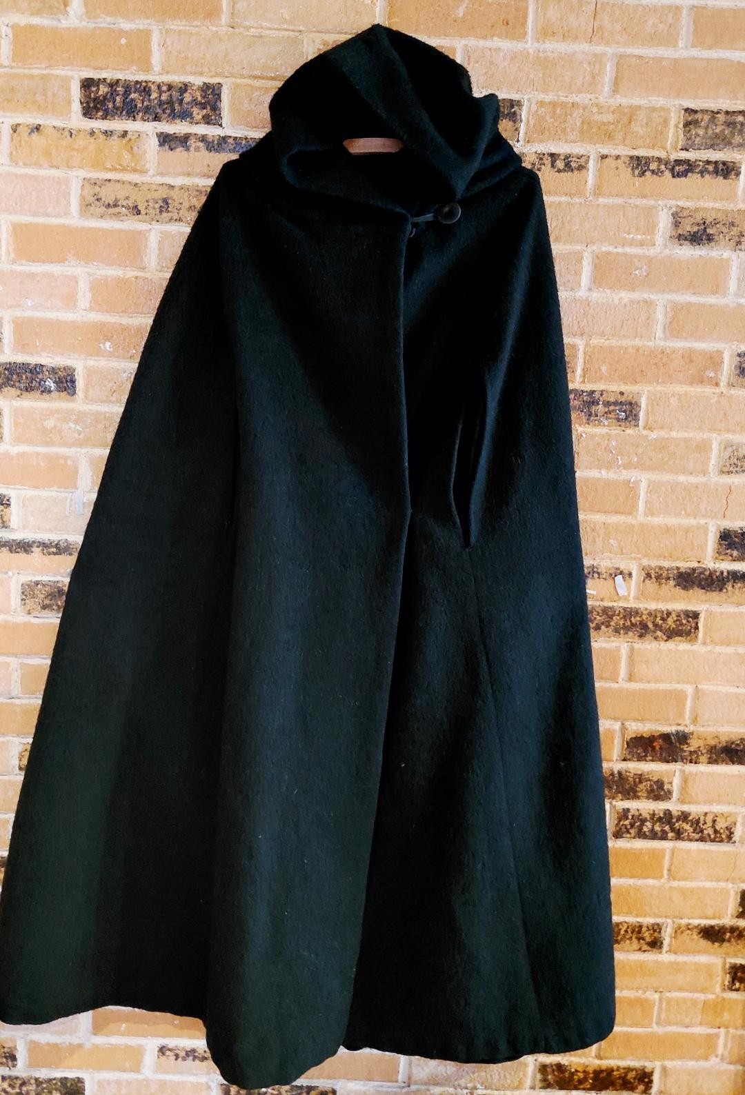 Vintage Queen of Capes Wool Length Cape