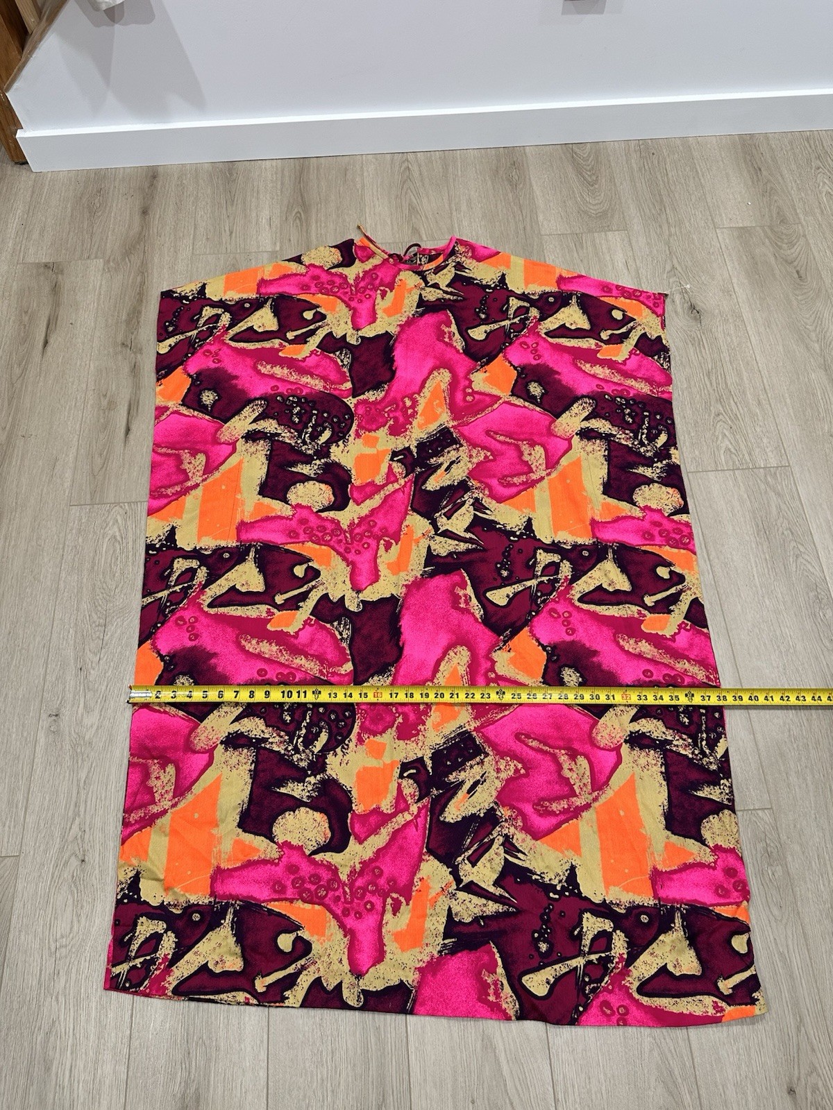NWT Vintage Made In Hawaii Dress Cape Size Large JCPenney Abstract
