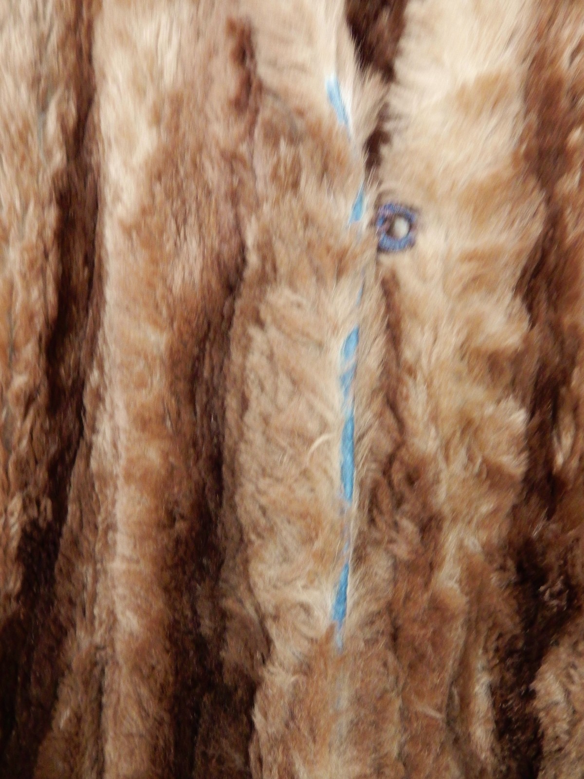 VTG CHAPMEN MILWAUKEE Raccoon Fur Coat Swing Back Retro Brown No Size S/M (?)