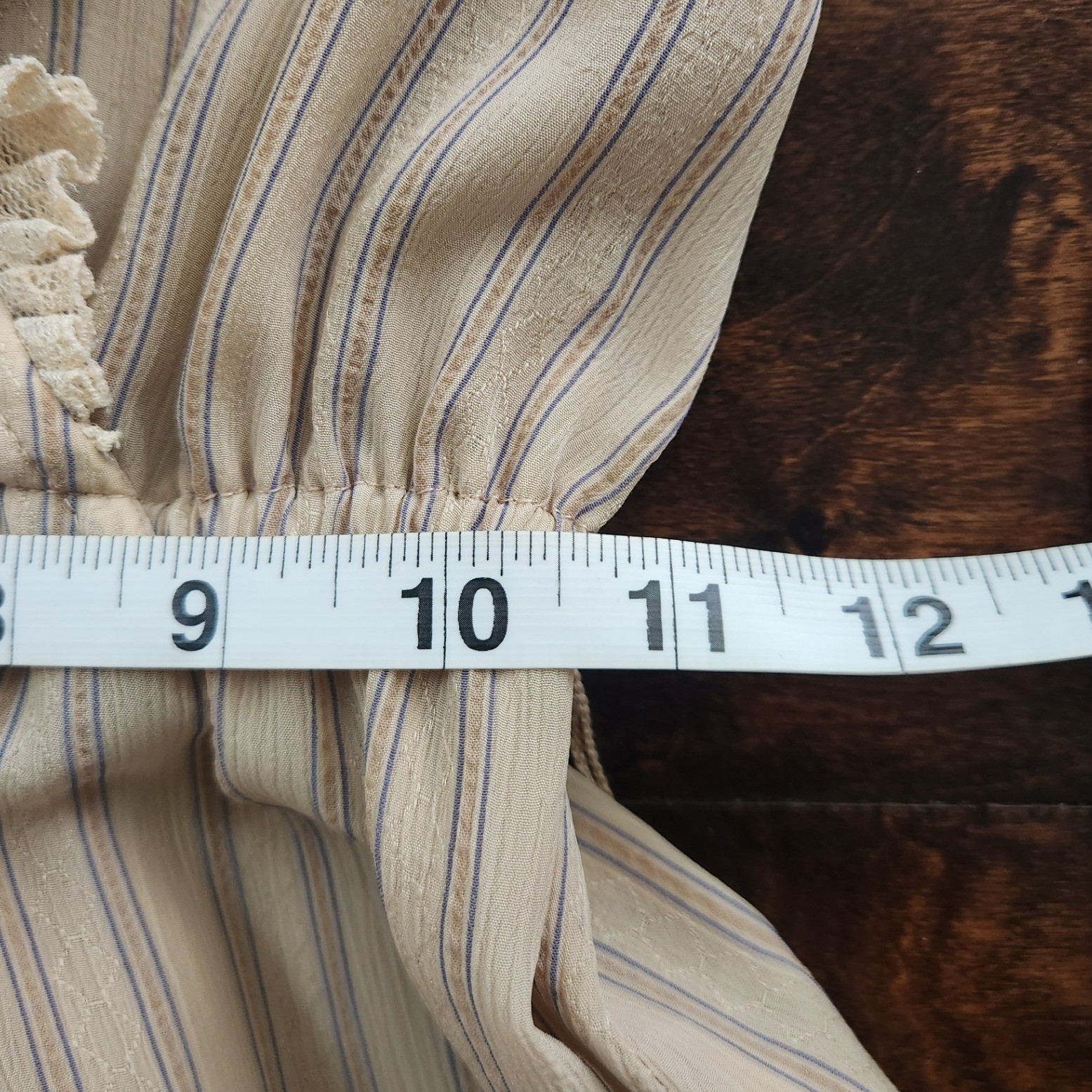 Vintage 80s Donna Morgan NON STOP Prairie Dress Victorian Revival Ruffle Lace M