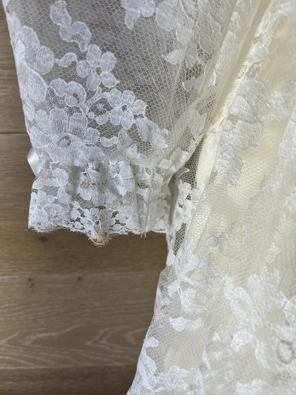 Wedding Dress Alfred Angelo Original by Edythe Vincent Vtg 60s Size 7