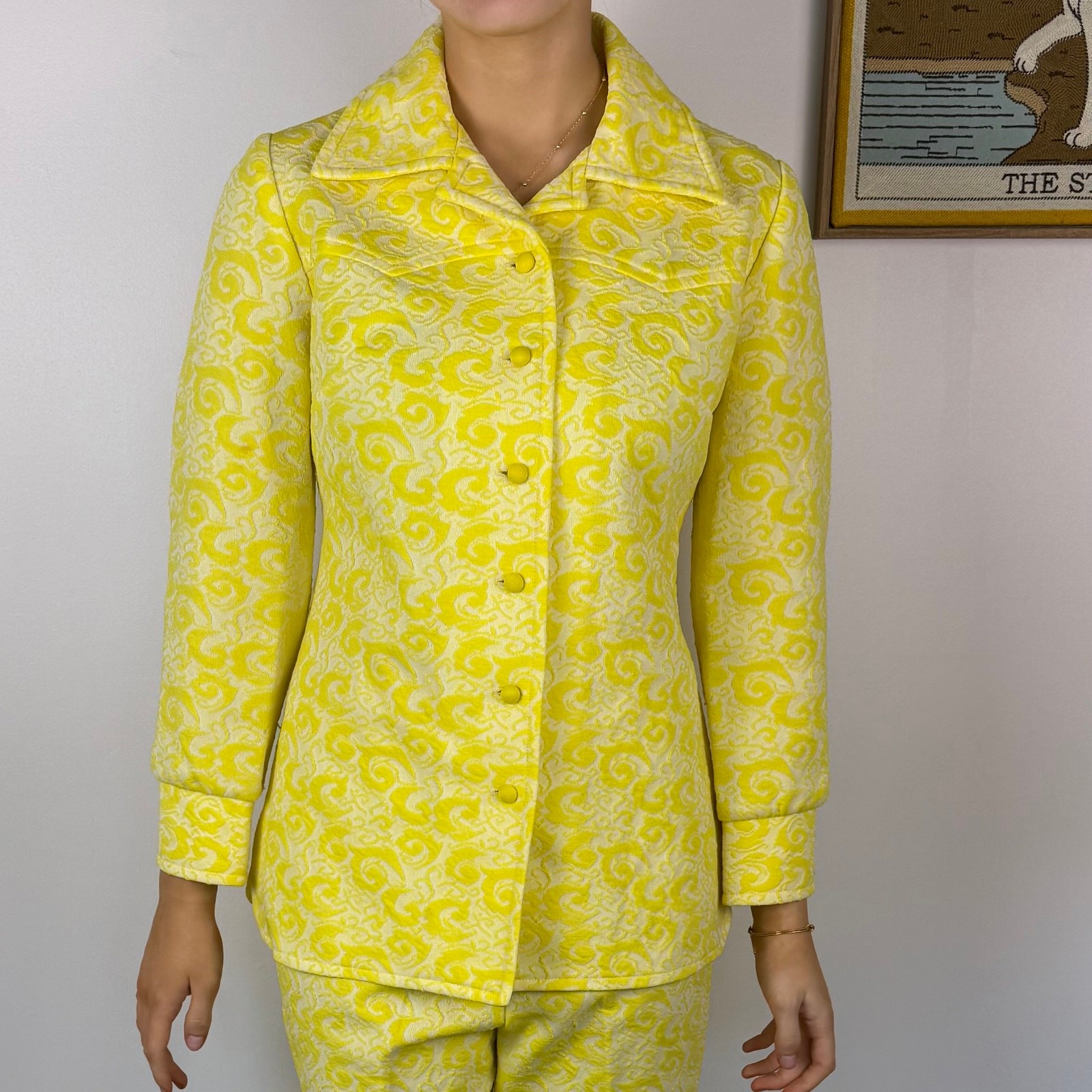 Vintage 70s leisure suit Andrea Gayle size Medium