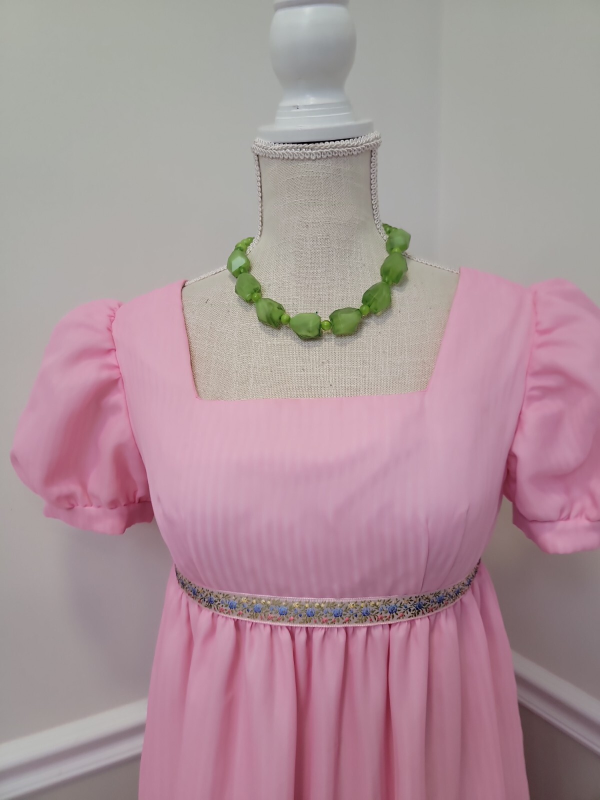 Vintage 70s Unbranded Handmade?Boho Festival Long Maxi Prairie Dress