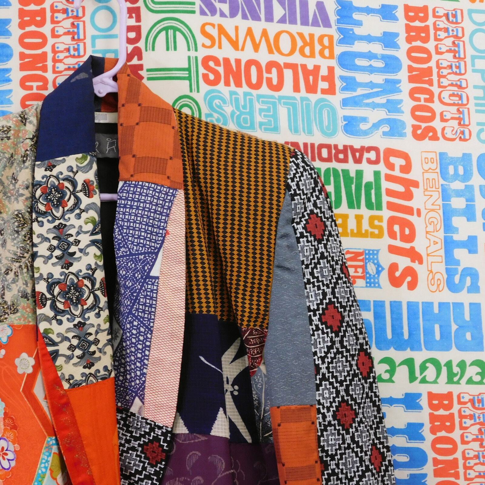 Vintage Claudia Grau Patchwork Blazer Jacket Size Petite 4 Bespoke 80s