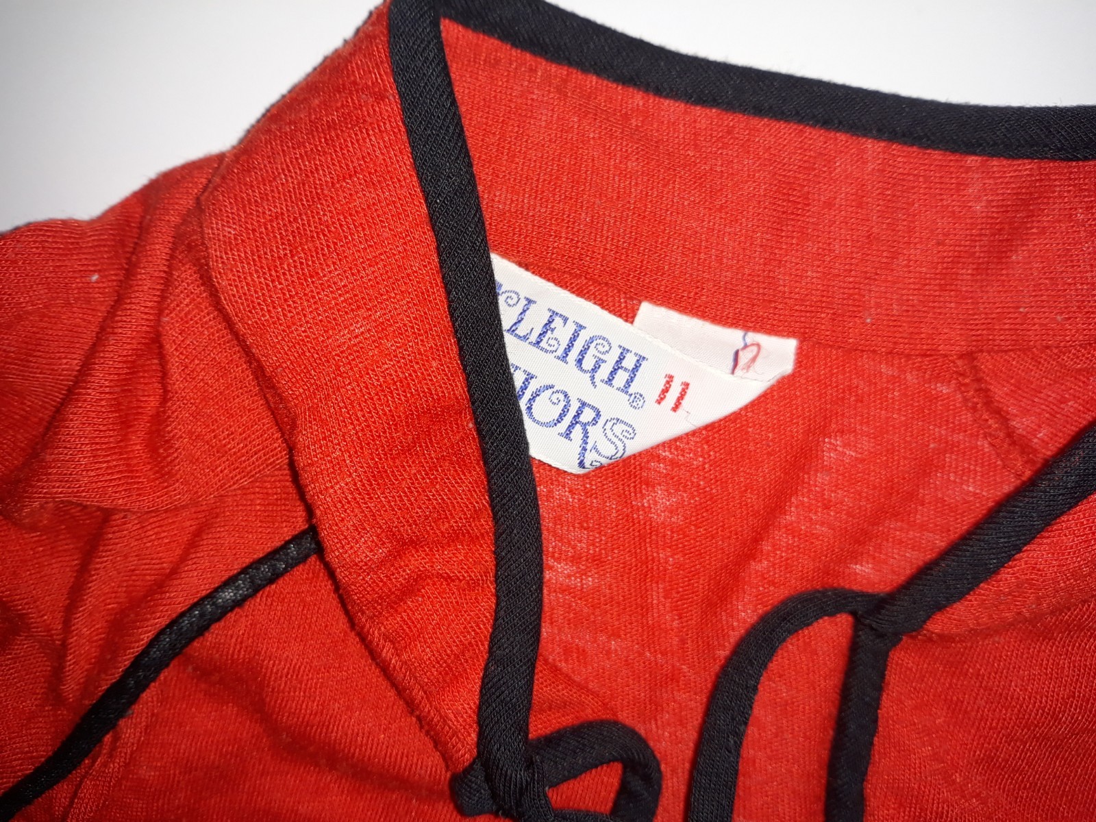 Vintage 70s Berkleigh Juniors Red & Black Women’s Jumpsuit Size 11 RARE
