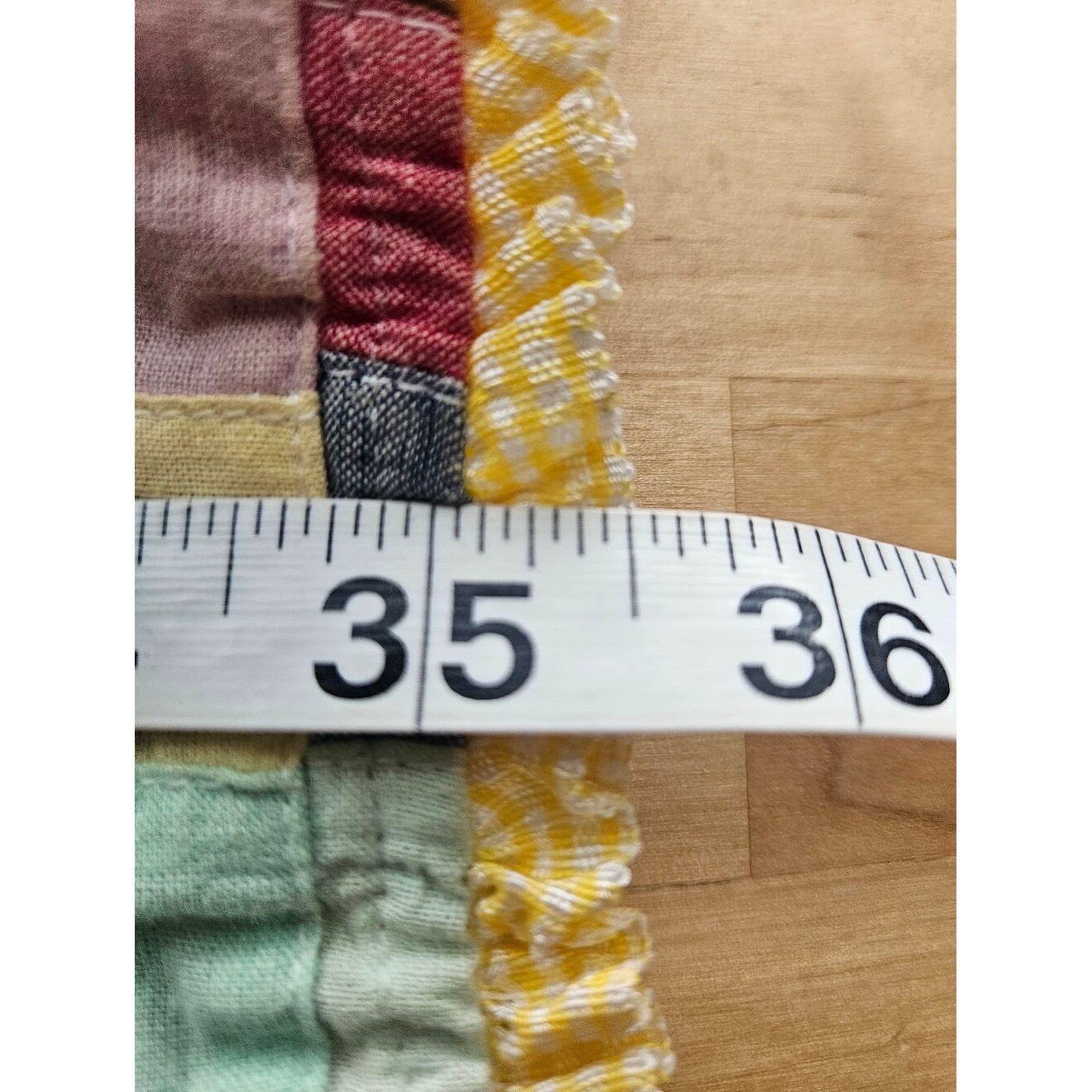 Corey Lynn Calter Vintage Patchwork Madres Strapless Dress Sz 2 Boho Cottagecore