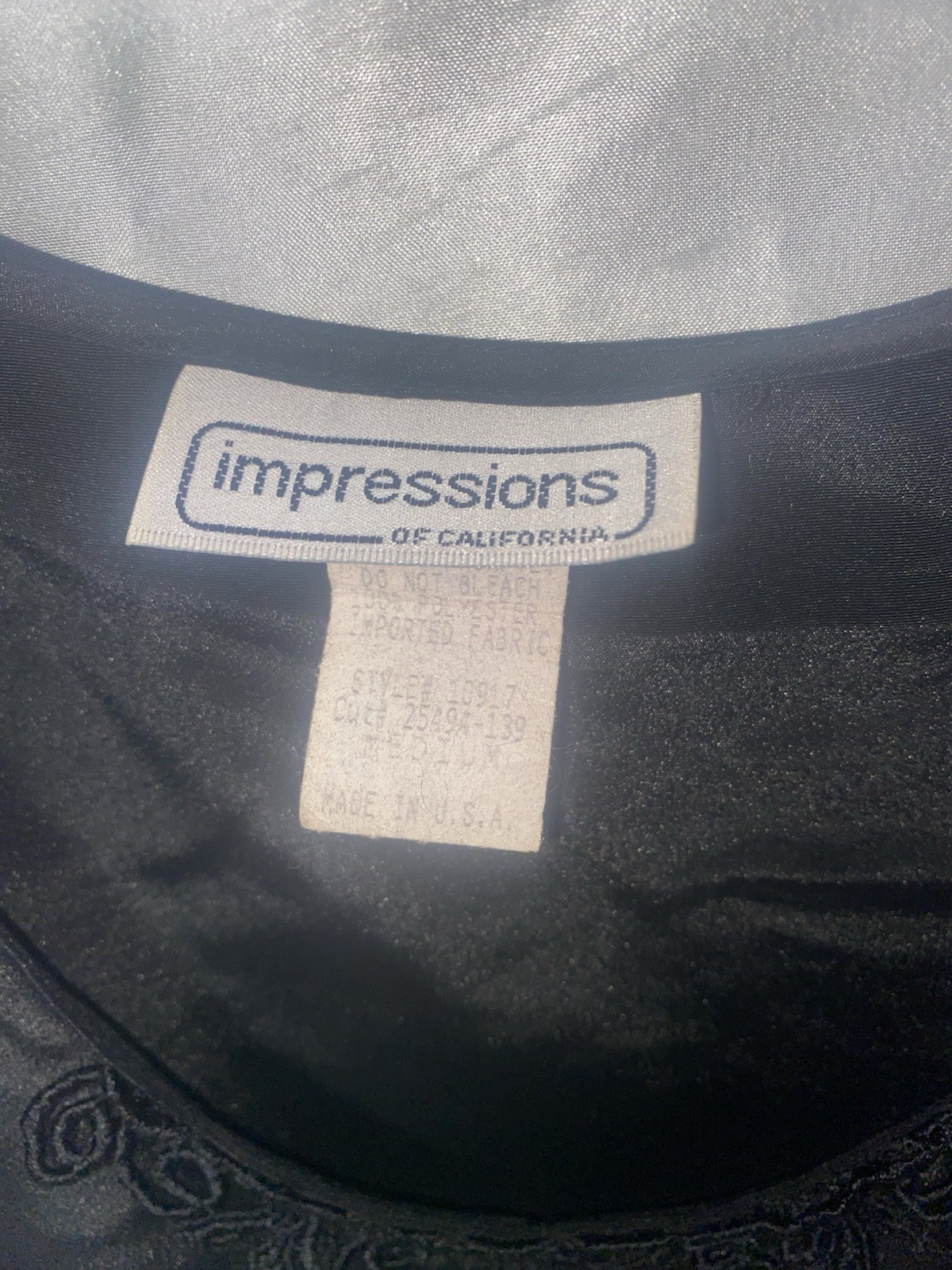 Impressions of California Medium Women’s Tank Top With lace Vintage