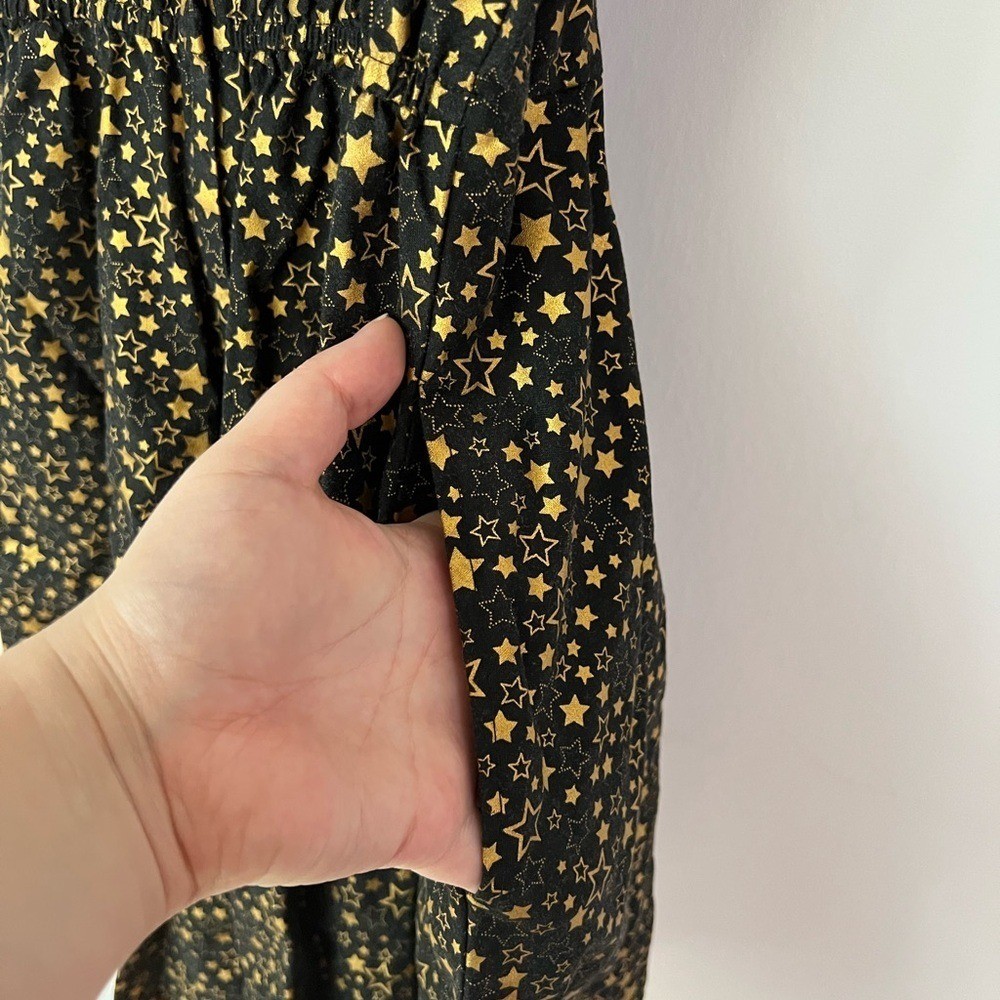 Gold Star Skater Dress – Retrolicious Modcloth Cotton Pockets