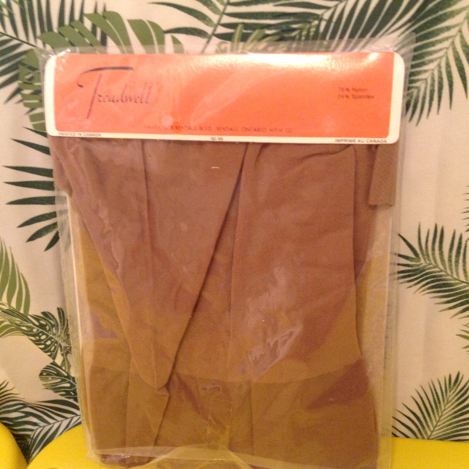 Vintage Pantyhose Treadwell ❤️ Support Color South Pacific size Medium Tall