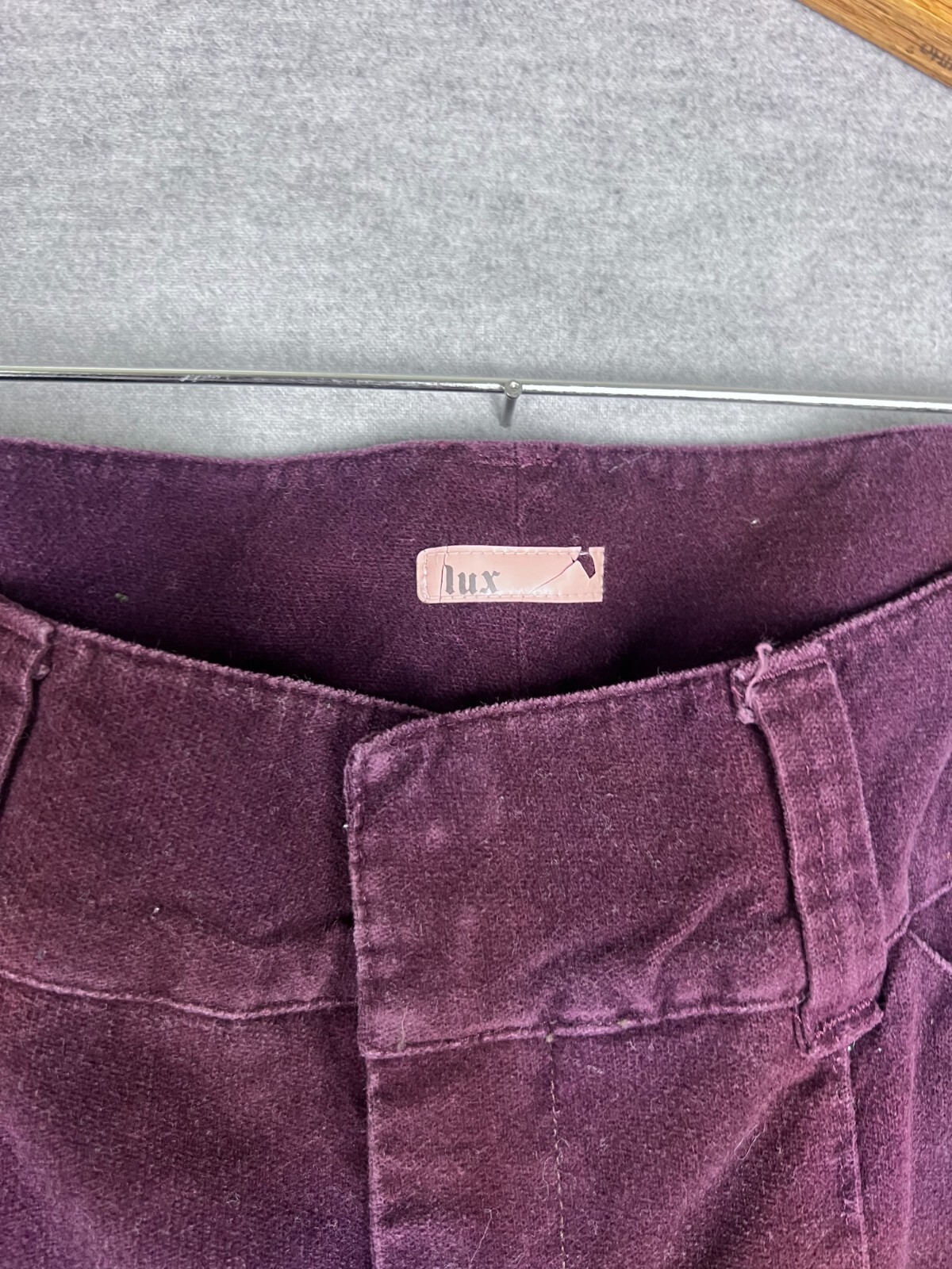 Vintage lux brand y2k bell bottoms size 5 Corduroy Purple
