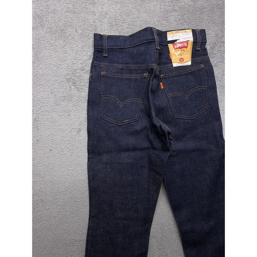 Vintage Levis 746 Bell Bottom Jeans Mens 27×32 Blue Student Flare Made USA 70s