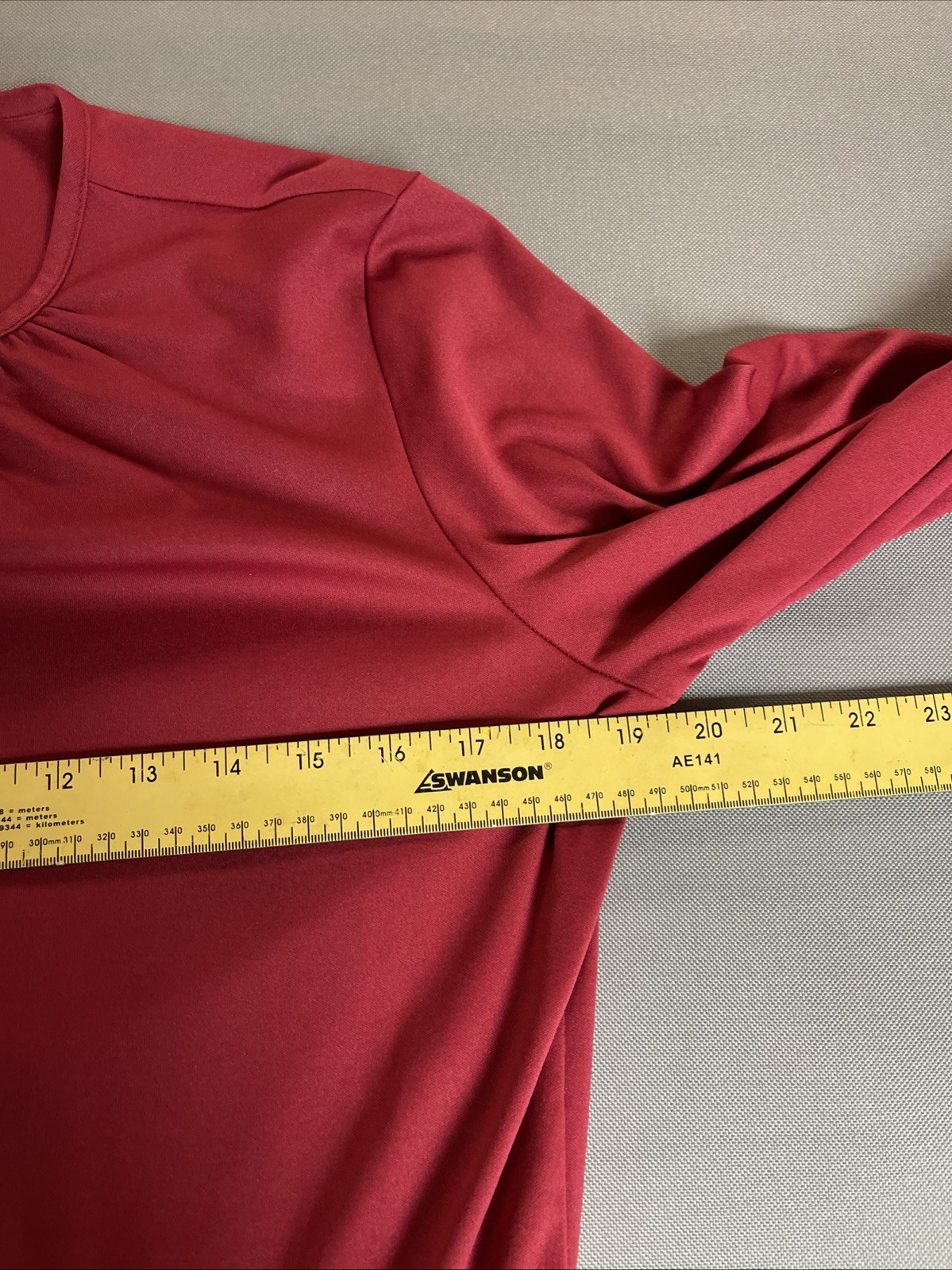 Vintage 1970s Red Polyester Disco Dress Happenings 38C 32W 54H