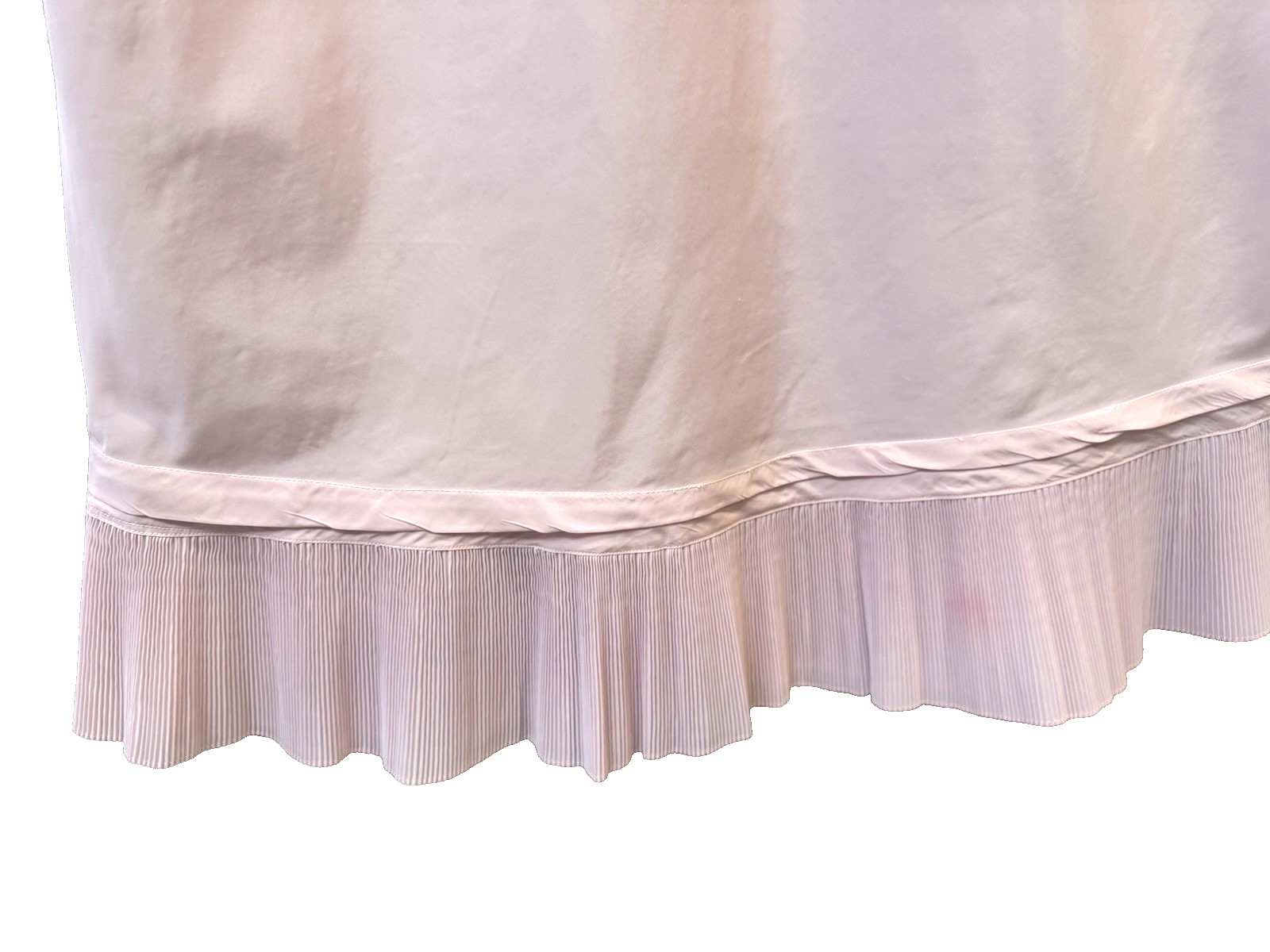 VTG BARBIZON Full Slip Dress Endear Tafredda, Crystal Pleats, Pink Sz M/L Grunge