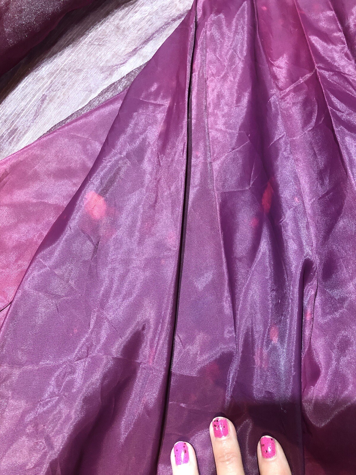 VTG 80’s-90’s Garden /Tea Party Burgundy Rockabilly Bridesmaids Dress ~AS IS!!!