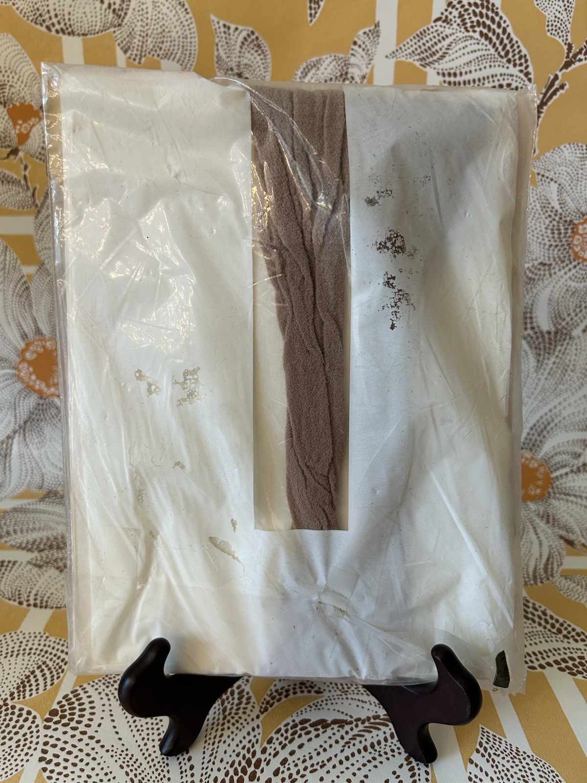 Vintage “One Size Multi-Filament Panty Hose”. Color Suntone. Fits 5’-5’8”.