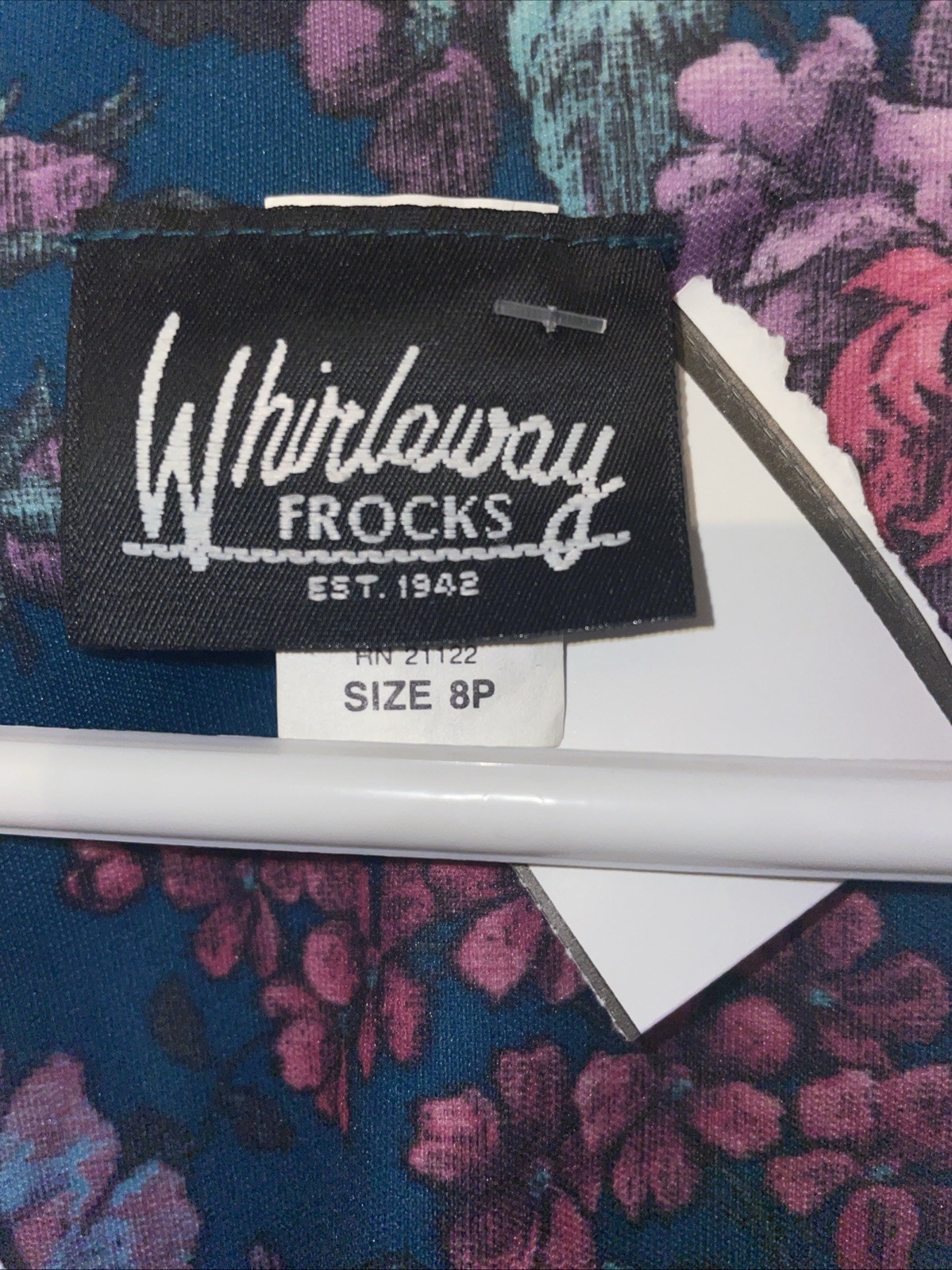 Vintage Whirlaway Frocks Floral Dress Set 8P Lace Collar Cottagecore