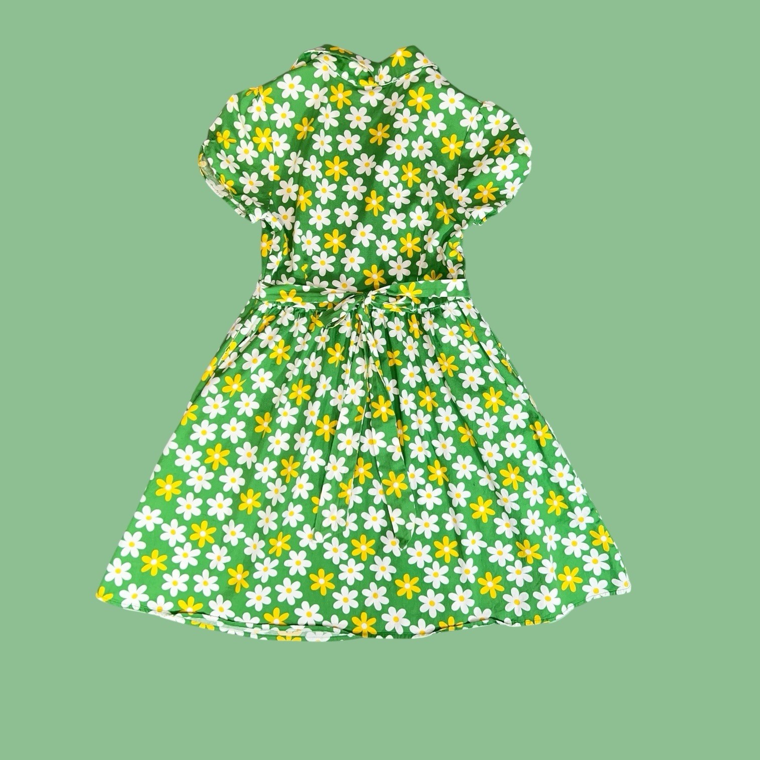 RETRO MODCLOTH FLORAL FLOWER POWER TWEE DRESS FAIRY WHIMSICAL MOD BOHO HIPPY M