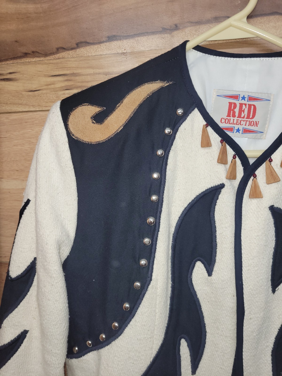 Vintage 90s Southwestern Ranchwear Jacket Womens S/M Santa Fe Studded Western