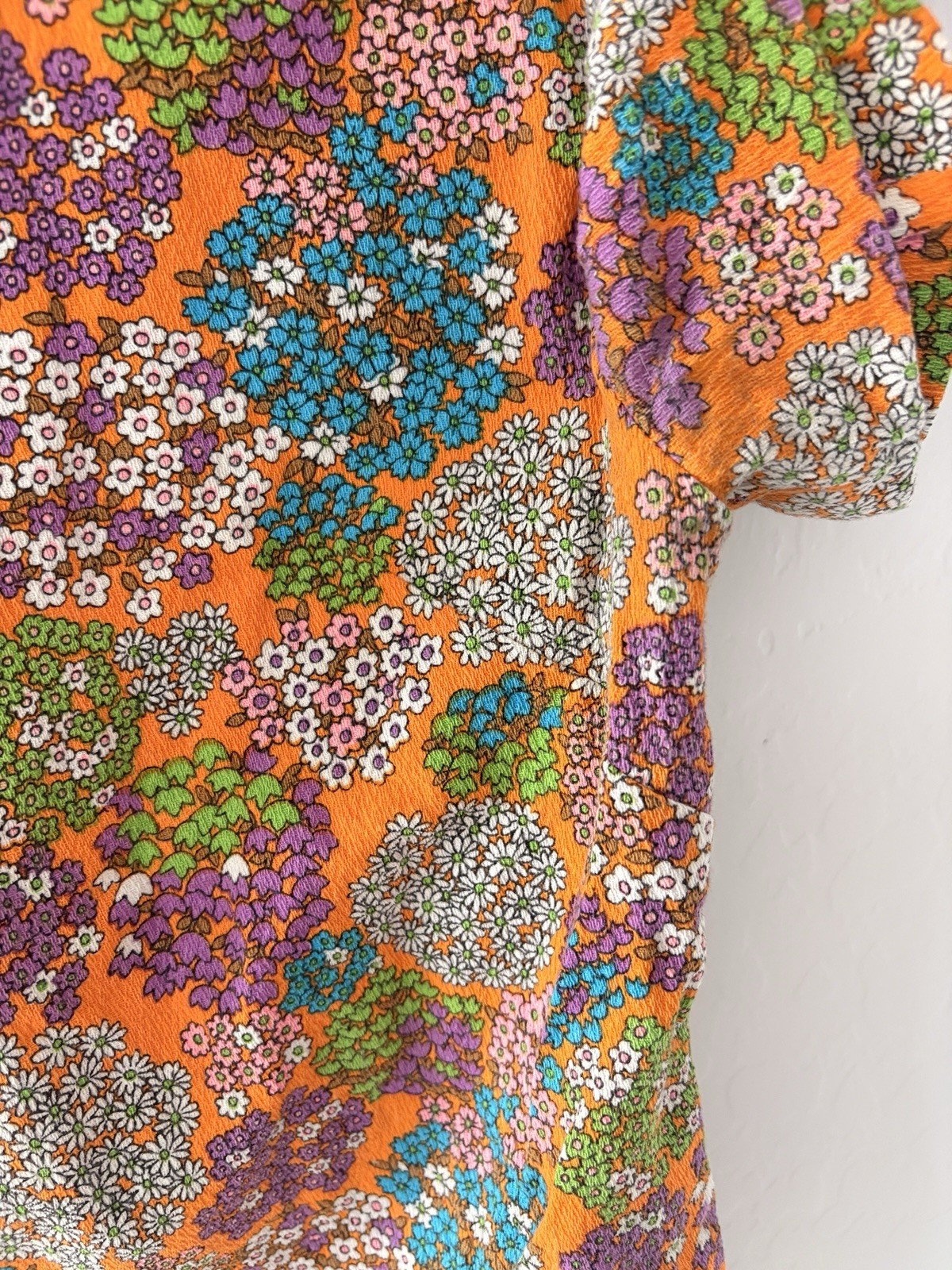 Vintage Handmade Flower Power Top