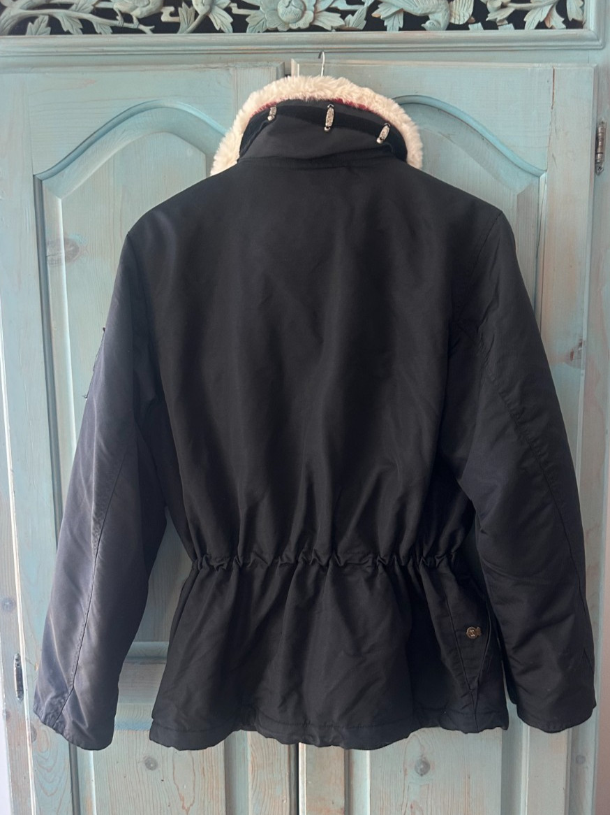 Hell is For Heroes Vintage Ski Coat Medium Large 1980s Black Retro Cool