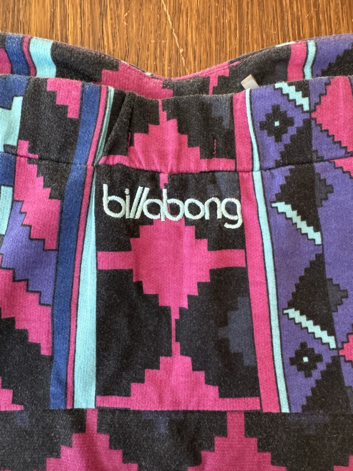 Vintage Billabong 90s/80s Tube Top Dress Aztec Geometric
