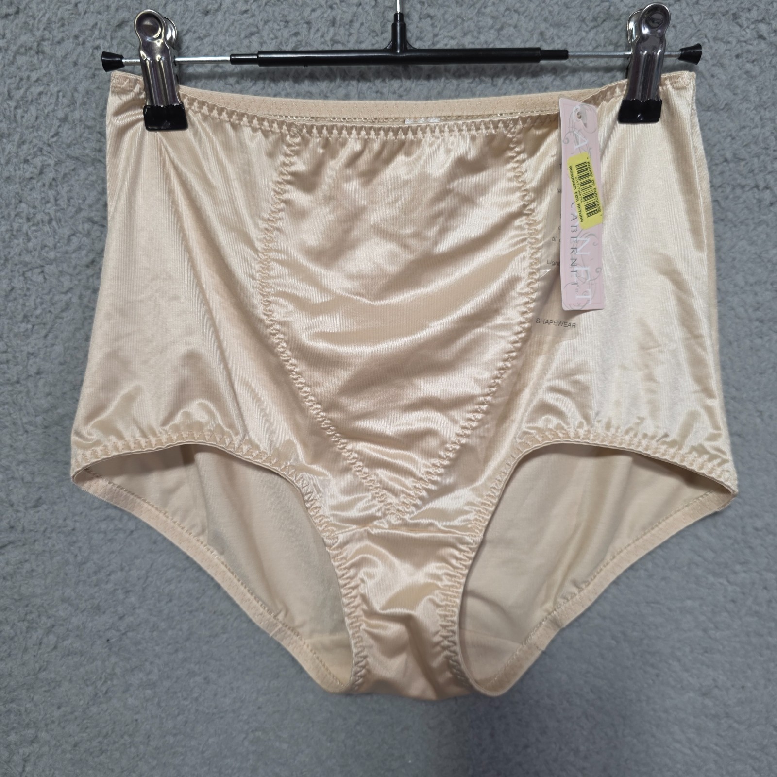 Vintage Cabernet Silk Style Shapewear Panties Brief Size XL Style# YT2UN321 NWT