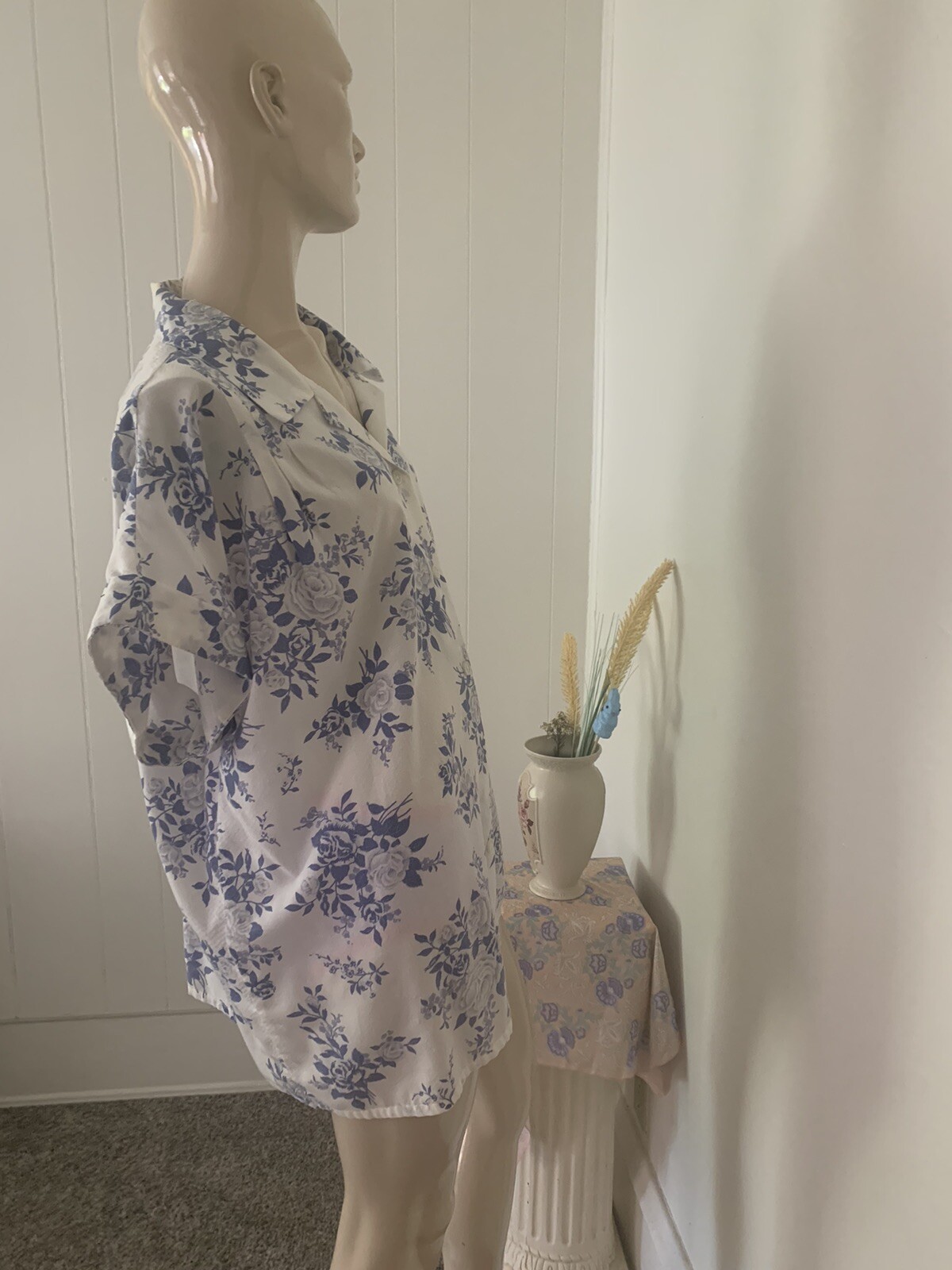 Vintage 90s Floral Oversized Button Up, JoRo Fashion Top, 2XL