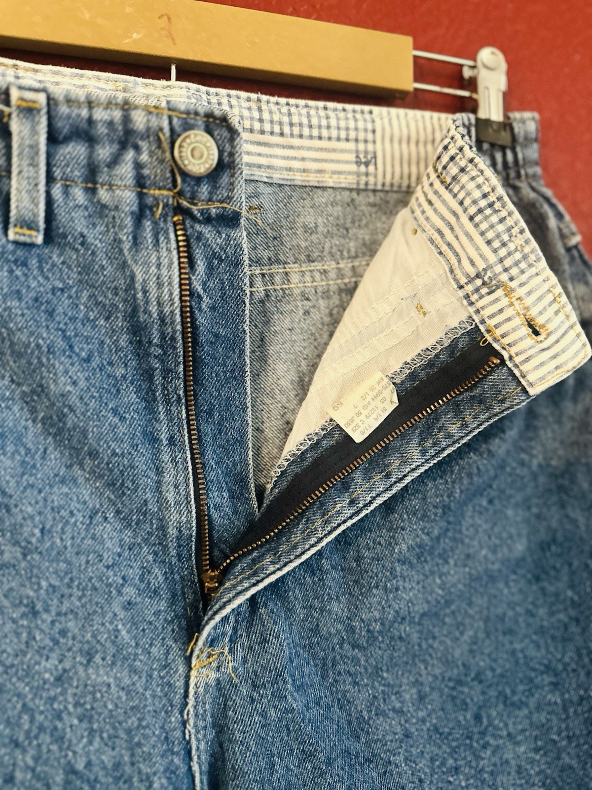 90’s Lee Women’s Blue Denim Wash Shorts Cotton Size 12