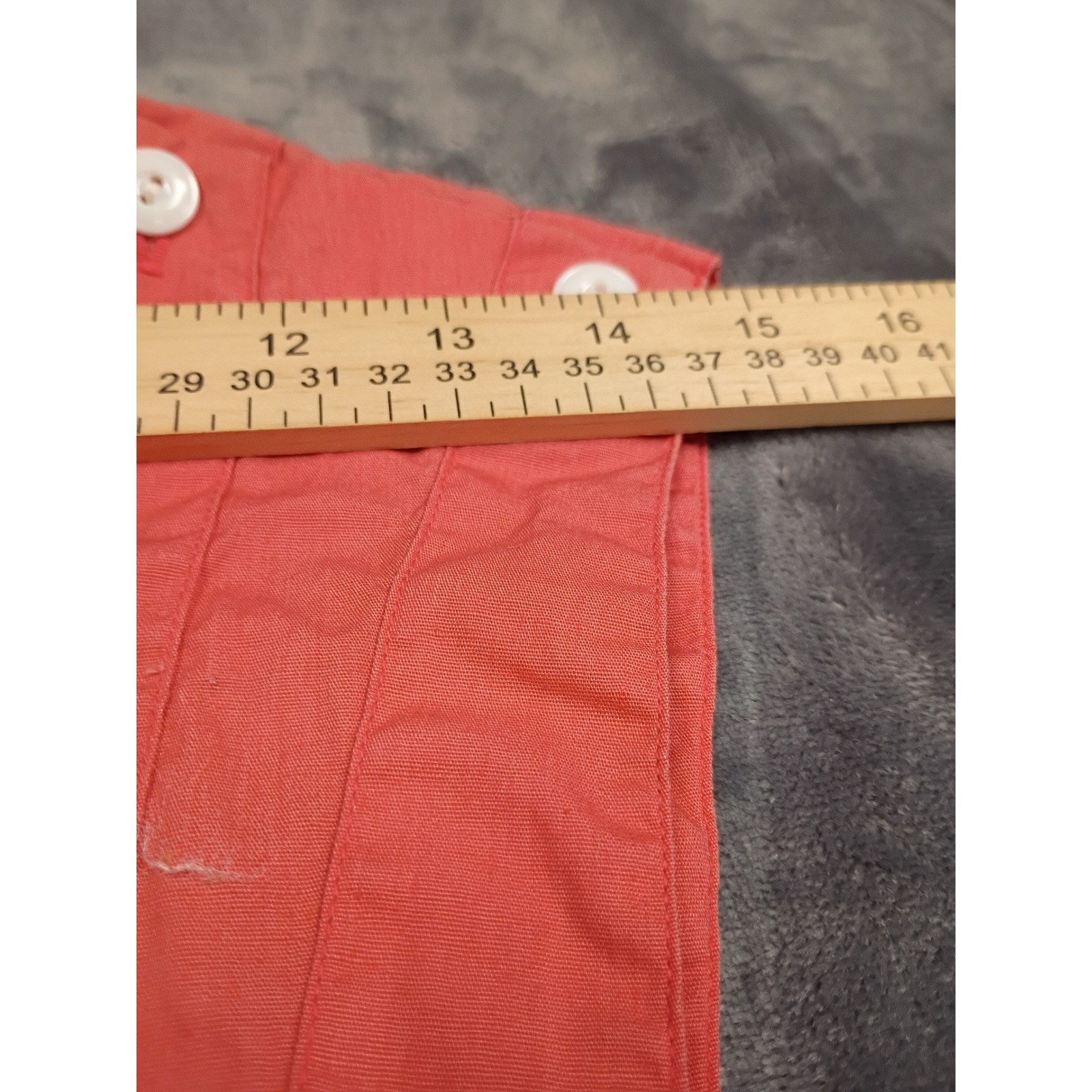 Angelica Vintage Pinafore Dress Womens 32 Coral Pink Hospital Auxiliary Member