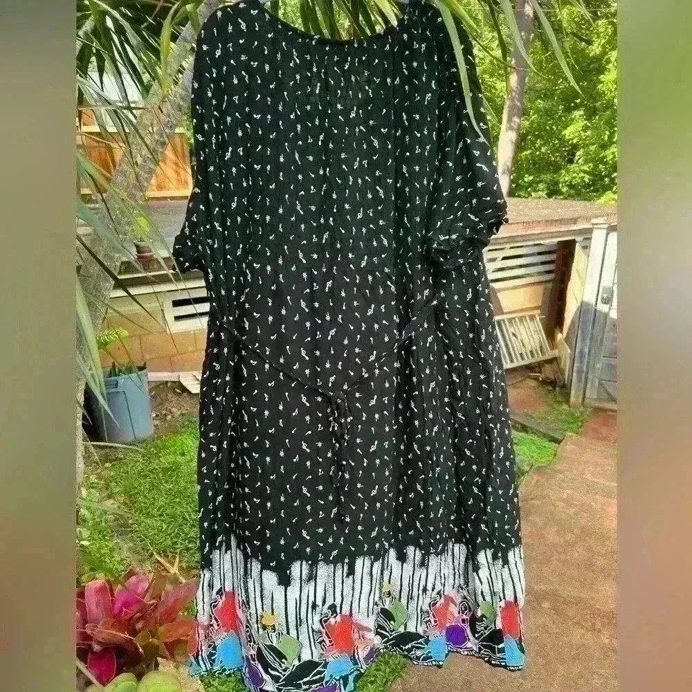 More Jazz Dress A Chorus Line Company Size XXL Musical Notes Black White Vintage