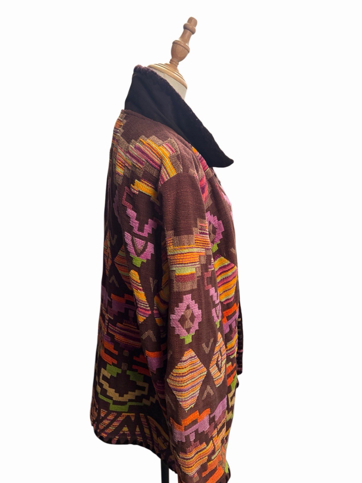 Vintage 90’s Cedar Canyon Woven Aztec Southwestern Tapestry Jacket Sz L