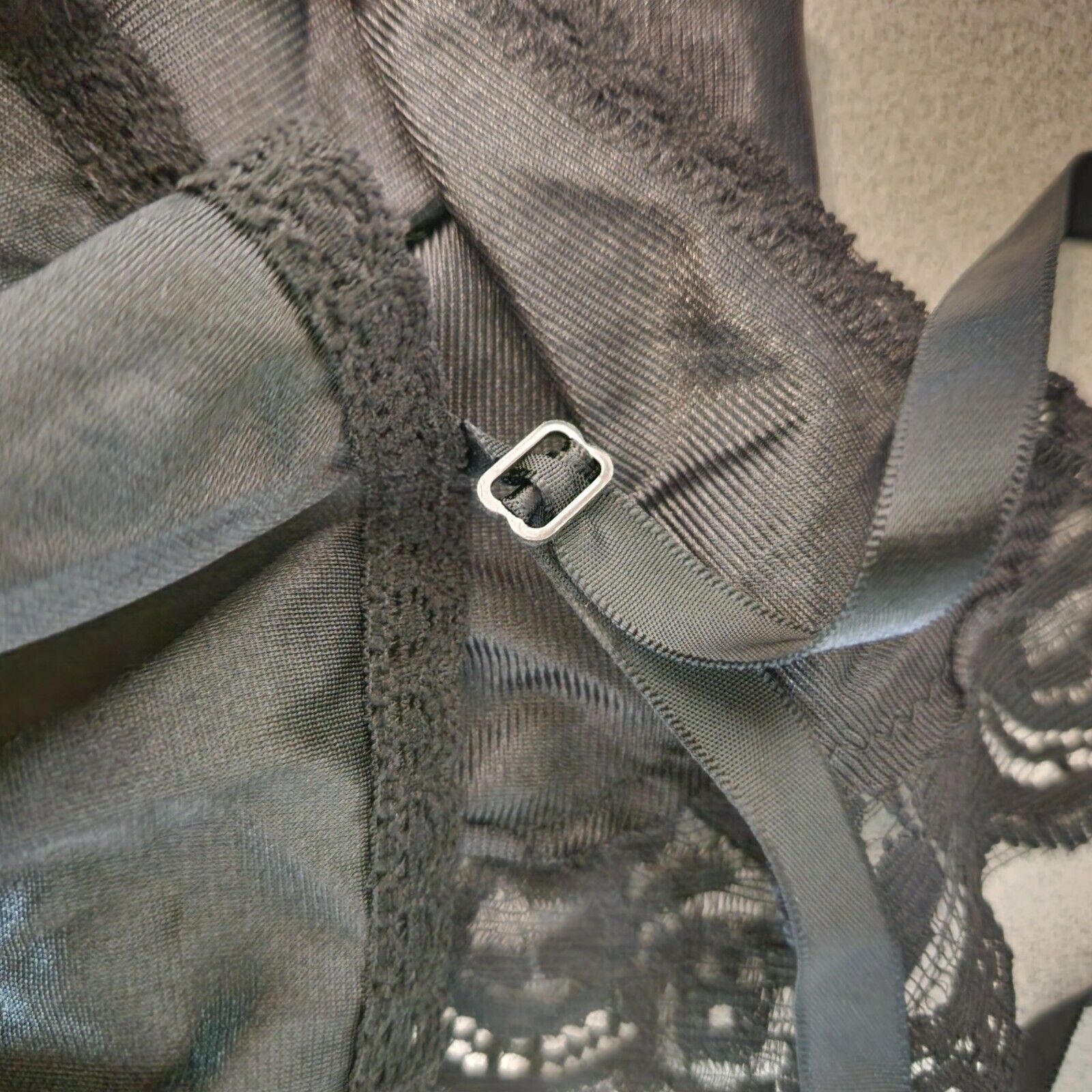 Ladies Garment Workers Union Label Women’s Black Lingerie Lace VINTAGE Sz 11