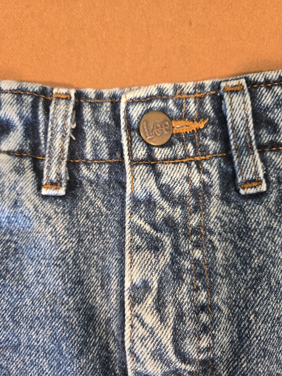 Vintage 90s Lee High-waisted Jeans Denim Cut Offs Off Short Size 29×4