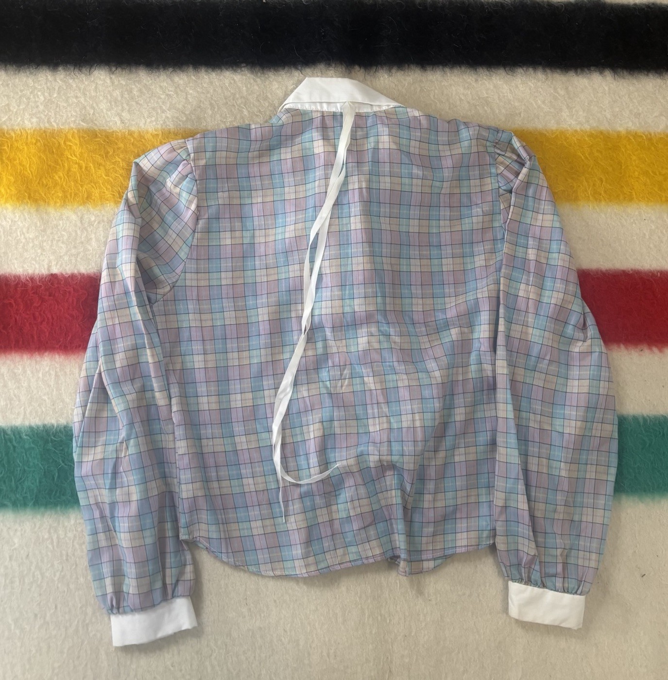 VTG Western Blouse Cheri Alan Retro Cowgirl Unique Size L