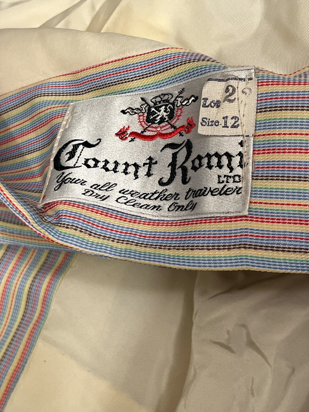 VTG Count Romi Womens Coat 1970s Rainbow Weather Traveler Jacket Union Made Sz12