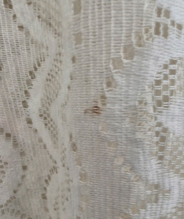 Harbour Casuals Ltd Vntg 1970s White Chevron Lace Bridal Dress Glamor Resortwear