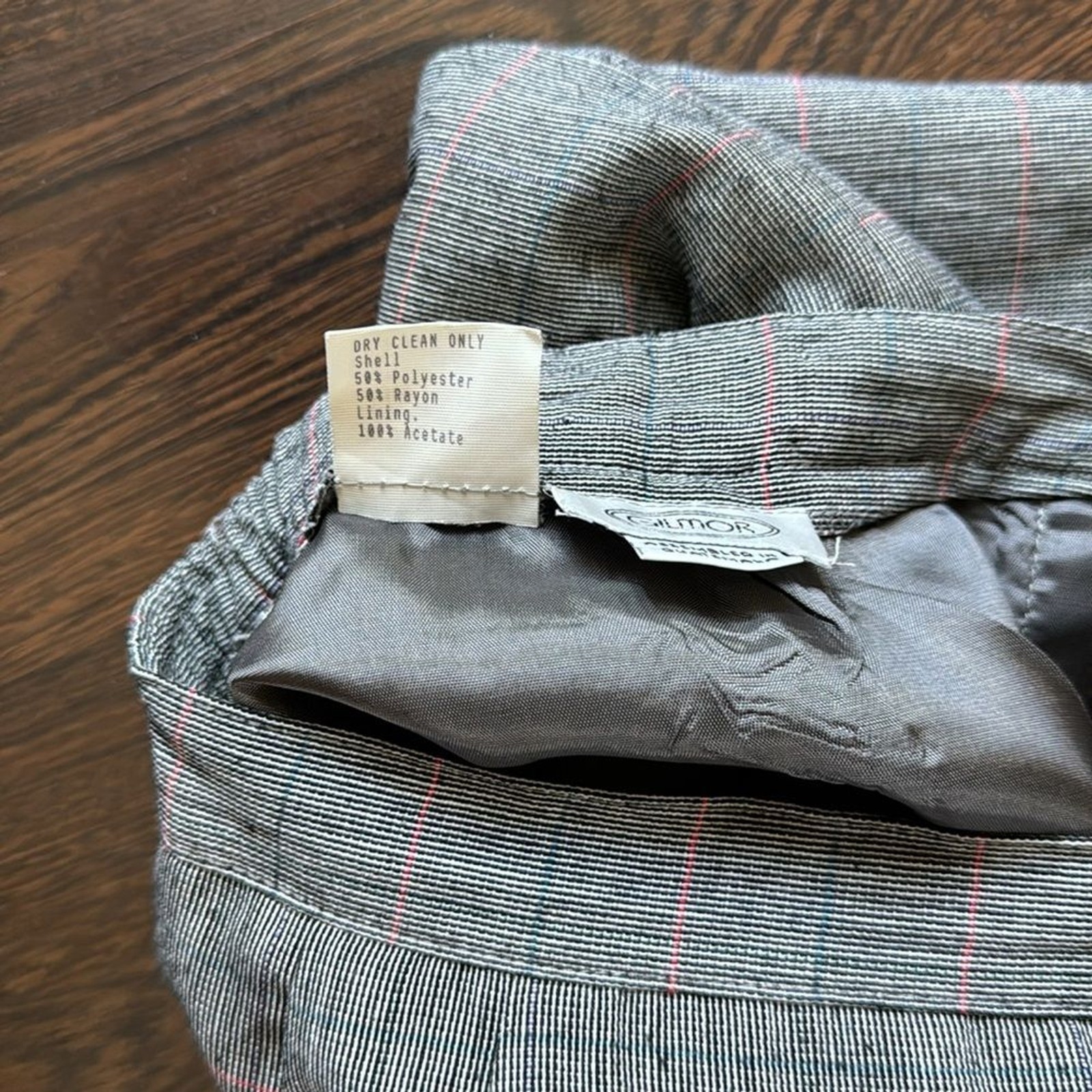 Gilmor Vintage Midi Skirt Gray Medium