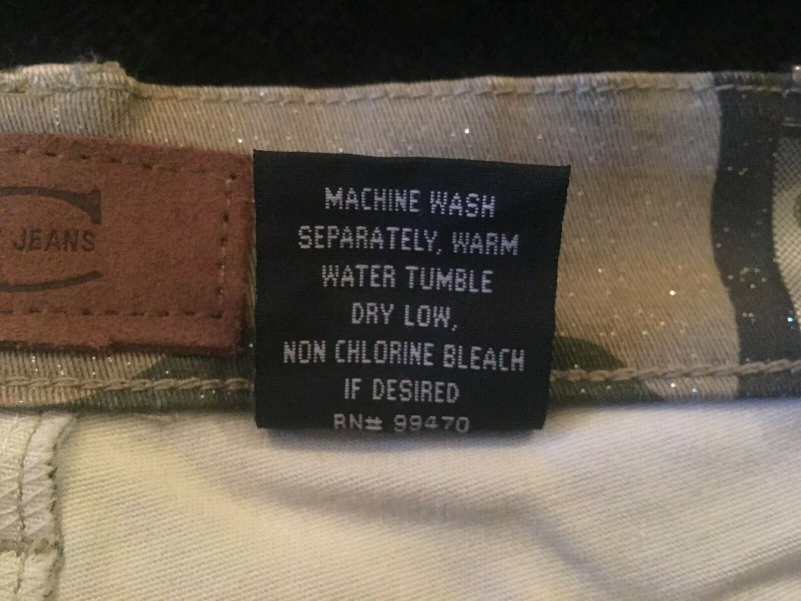 CAMO VINTAGE CREST JEANS SIZE 13/14
