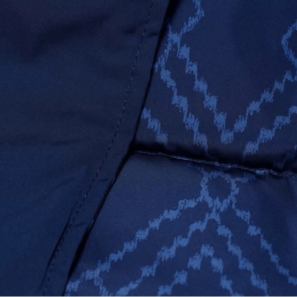 Dennis Basso Reversible Print to Solid Water Resistant Jacket