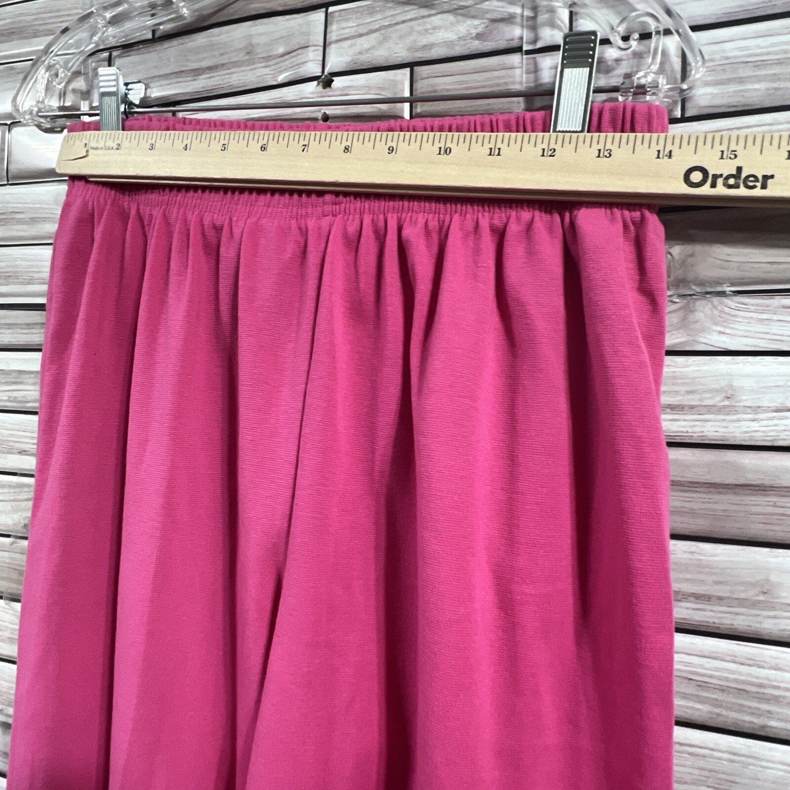 vintage AK America womens L joggers button on sides pink high waisted Retro