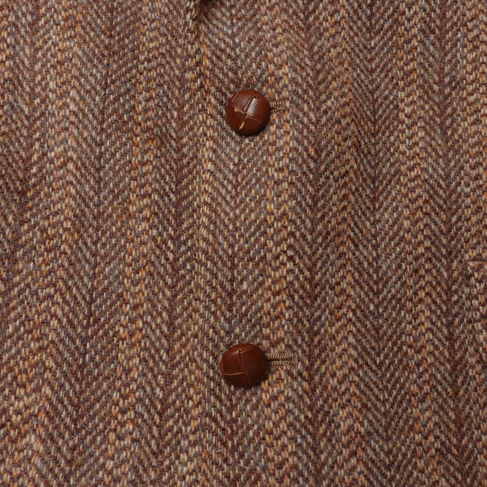 Harris Tweed Blazer Land’s End Charter Collection Herringbone Wool Jacket 42 R