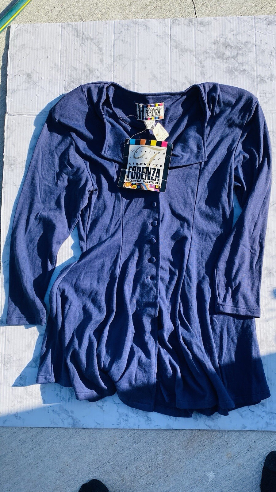 Vintage Forenza Sweater/Blouse Medium 80s Never Worn With Tags