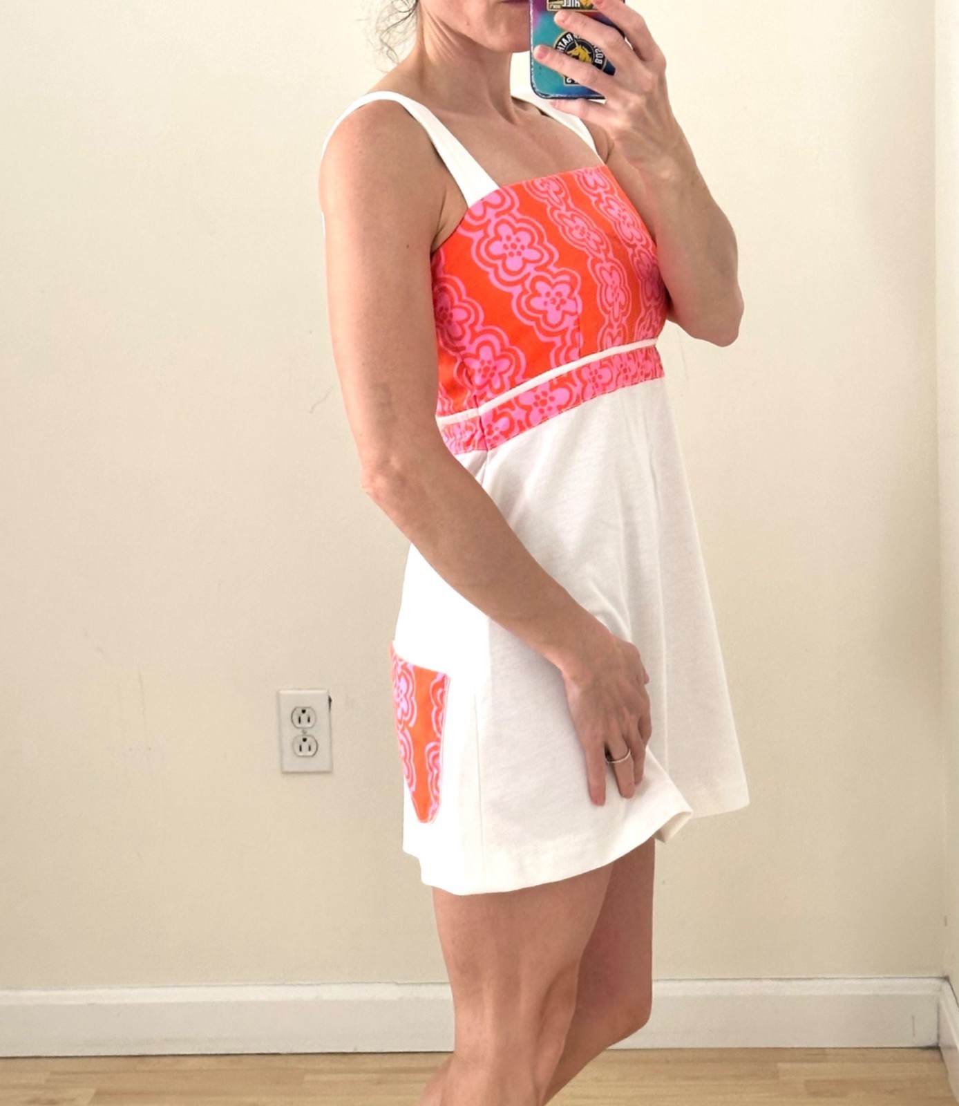 Vintage 60s Handmade Tennis Dress – Preppy Sundress Style, Tenniscore Chic