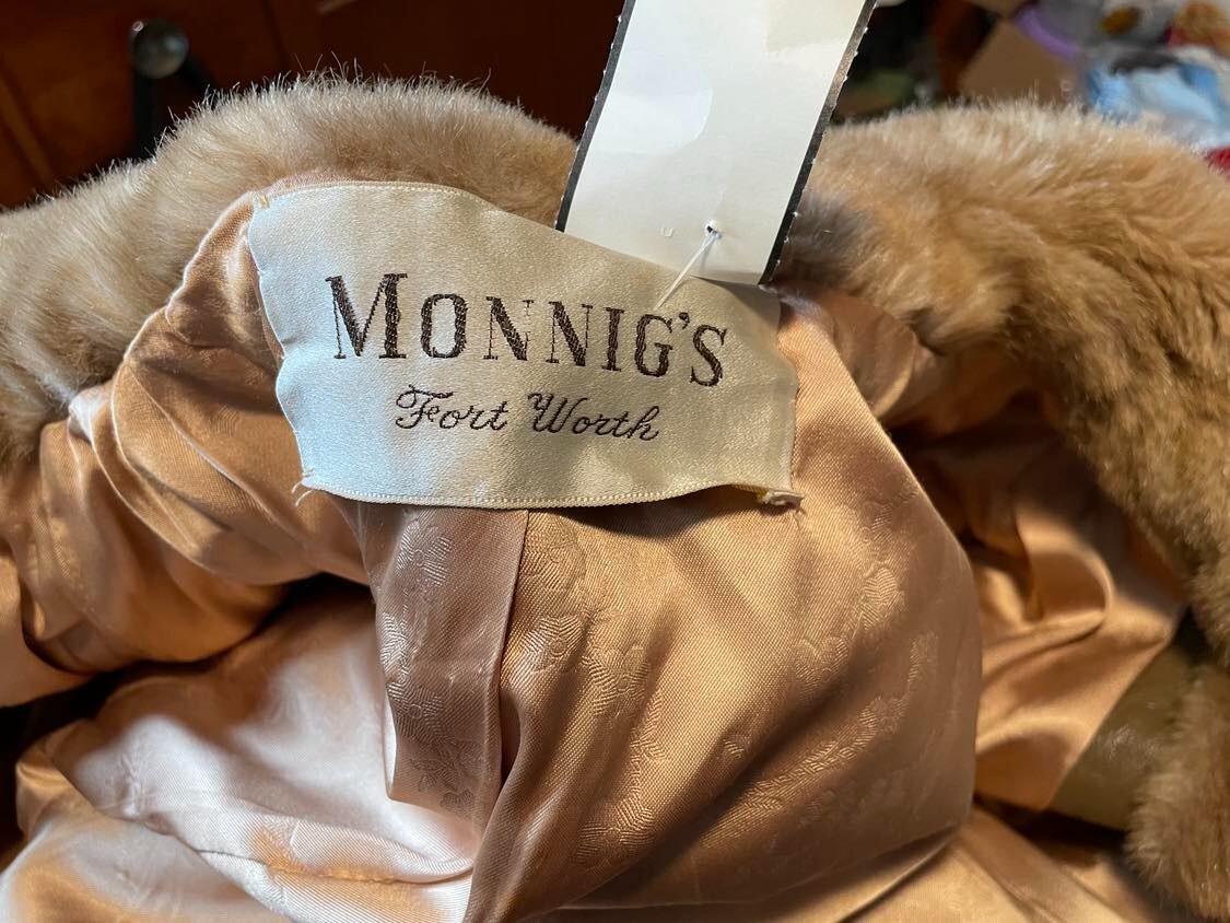 Vintage 60’s Faux Mink Women’s Jacket Sz XL Grandella II Styled by Sportowne Tag