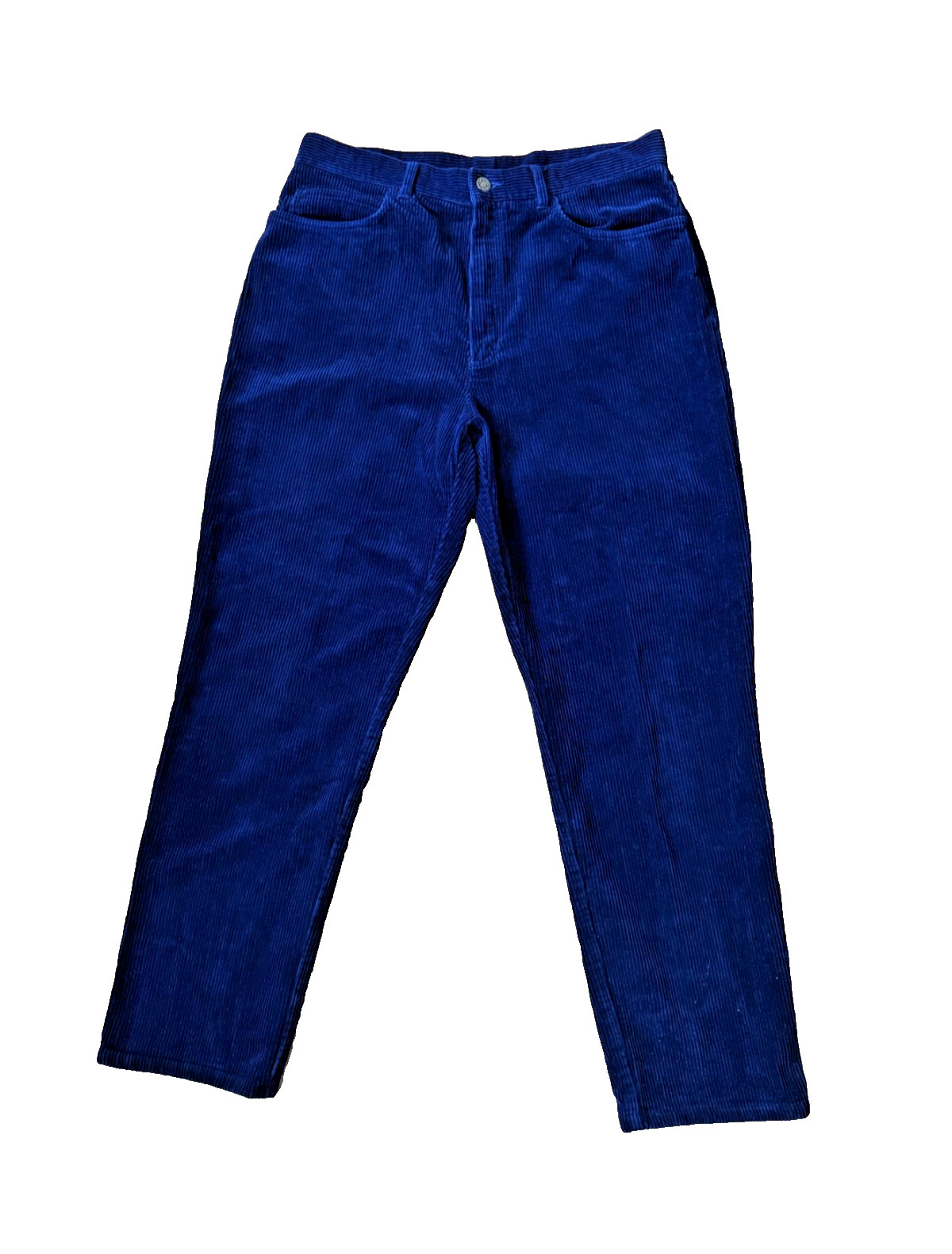 VINTAGE 1990s Jones Wear Sport Blue Corduroy Classic Fit Pants Women’s Sz 12