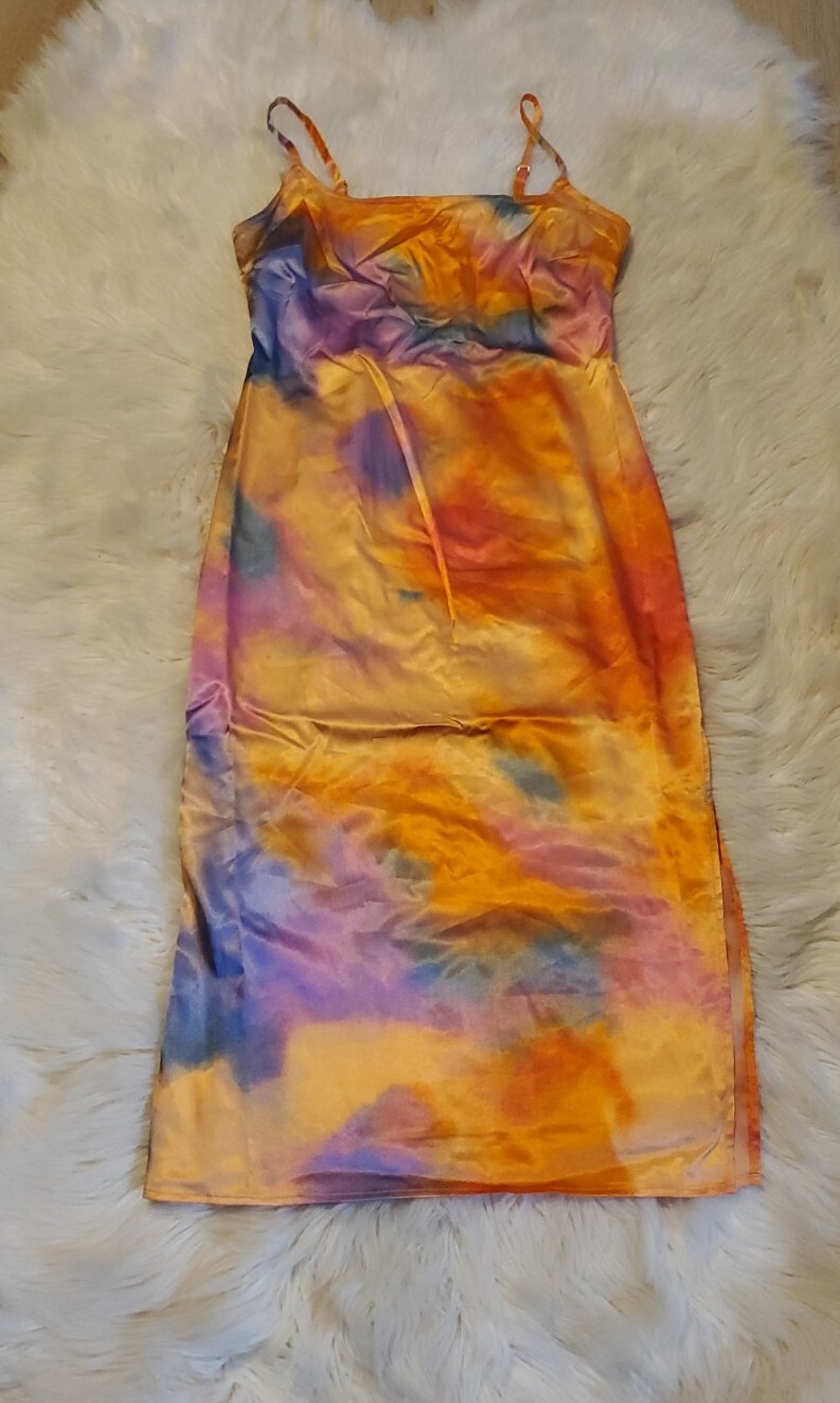 Wild Fable,mesh bodycon multicolor dress,size S