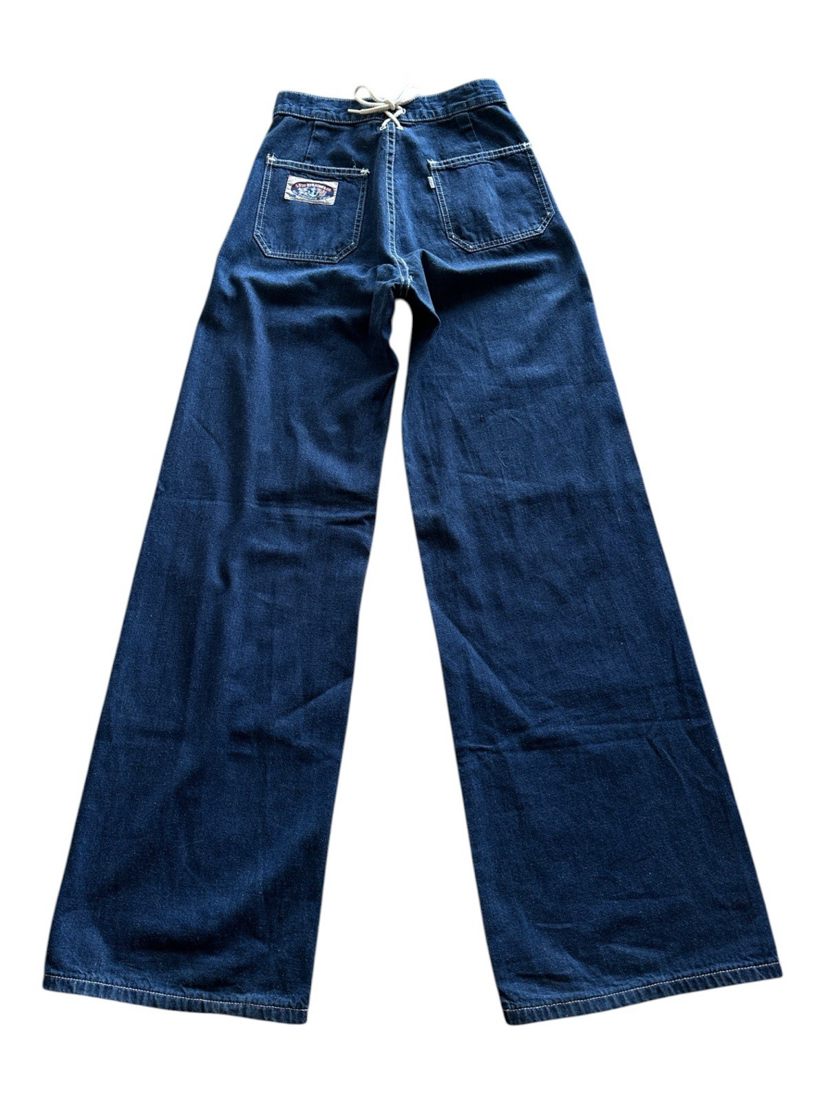 1970s Levi’s Nautical Lace up Sailor Style Bell Bottoms Vintage 70s does 40s