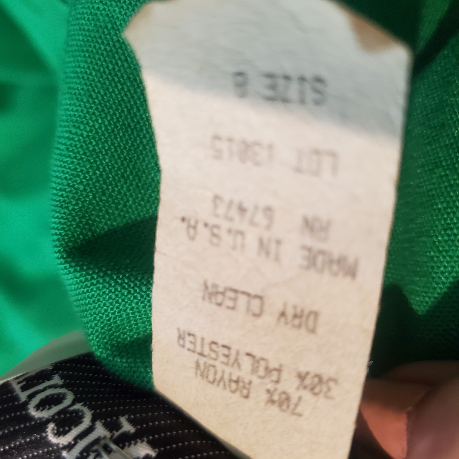 Vintage 80s Danny & Nicole Asymmetric Tuxedo Blazer Dress Green Midi Sz8
